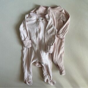 Cloud Island Baby Pink Sleeper Set